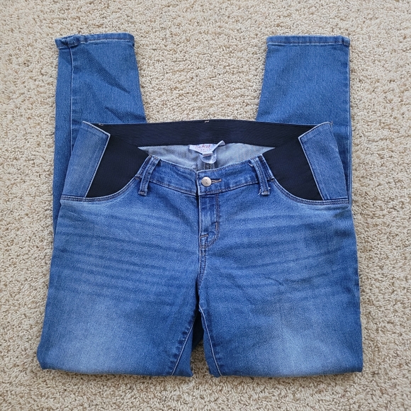 Isabel Maternity By Ingred & Isabel Pregnancy Blue Jeans 8/29R - Picture 4 of 10